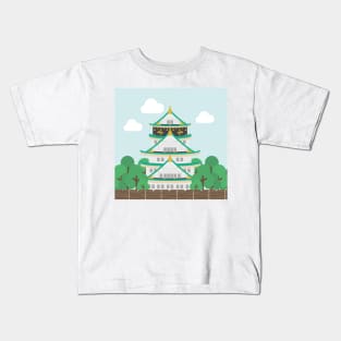 Osaka Castle Kids T-Shirt